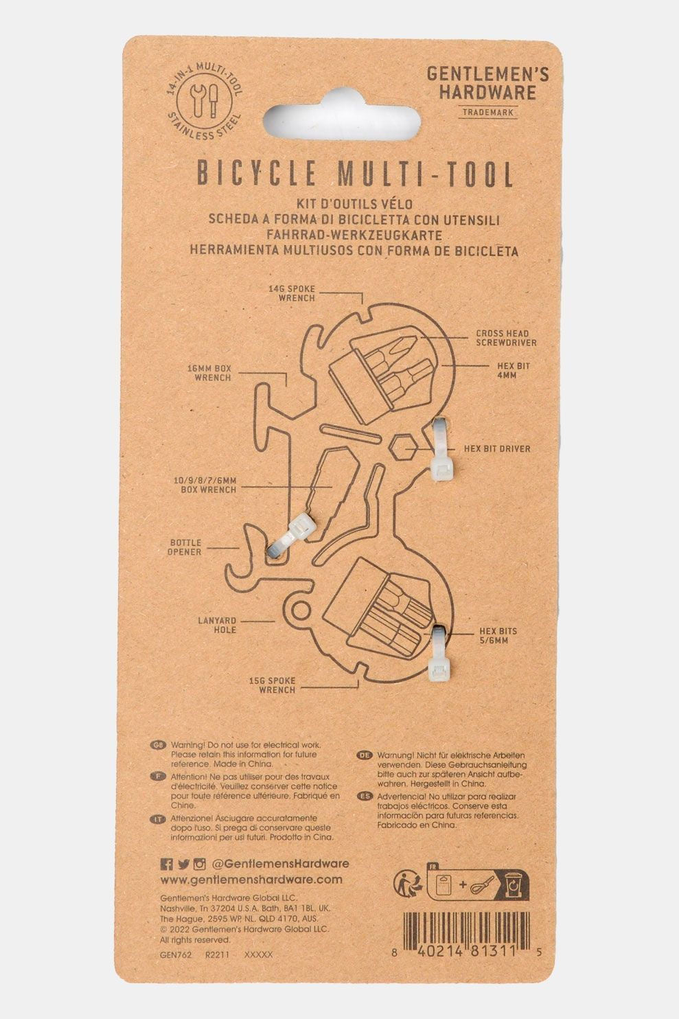 Mini Fiets Multitool Easy Rider - detailfoto 2