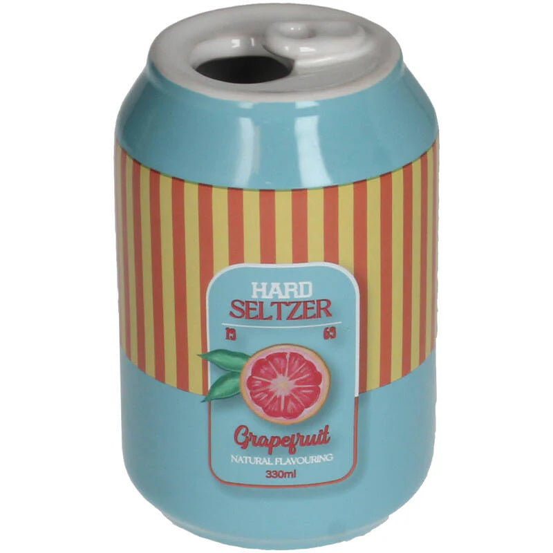 Vaasje blauw blikje limonade Kersten - cadeau van Kado in Huis