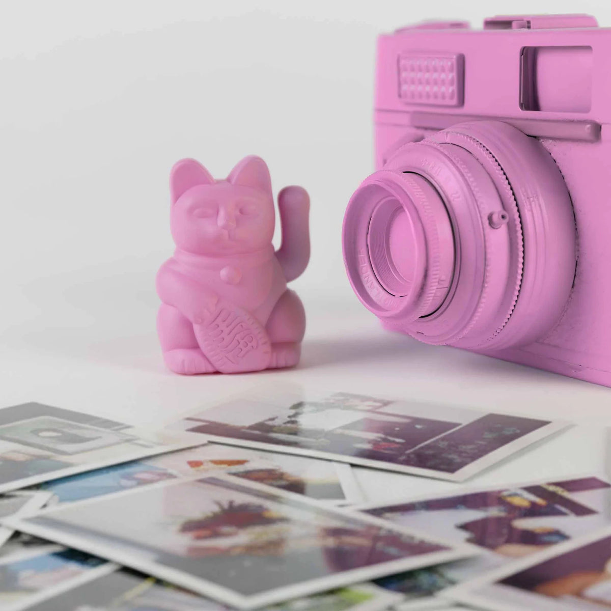 MyNeko Solar Lucky Cat Roze 5cm - detailfoto 2