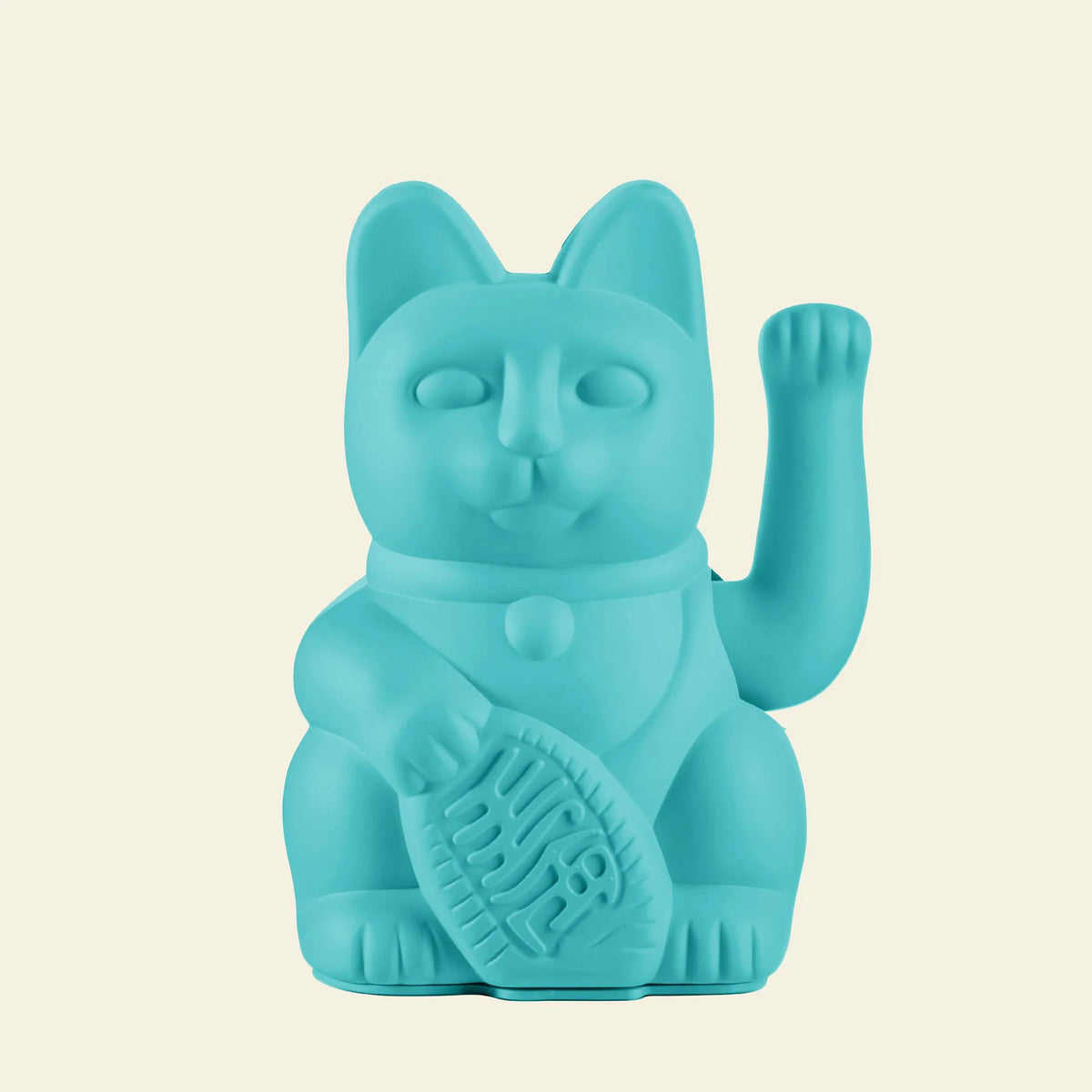 Lucky cat maneki turquoise - cadeau van Kado in Huis