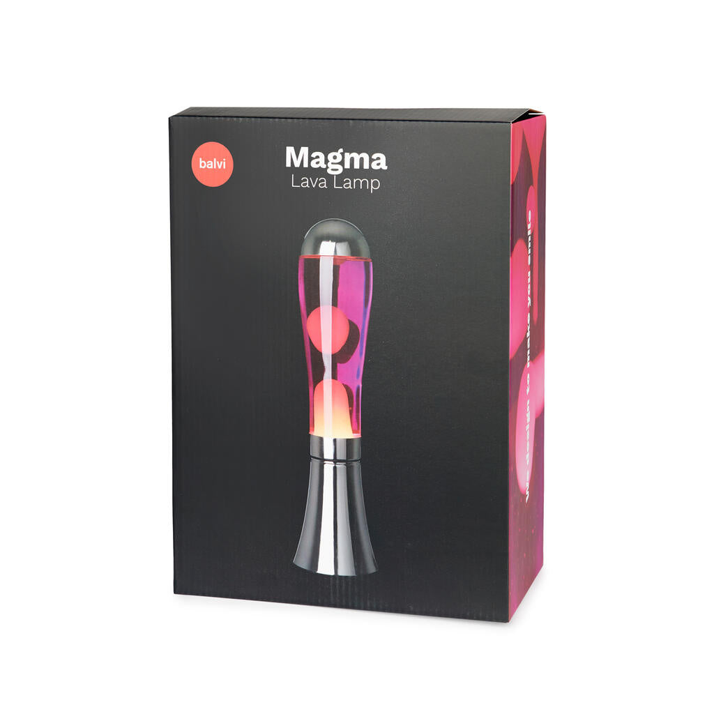 Lavalamp Magma Zilver/Roze - detailfoto 5