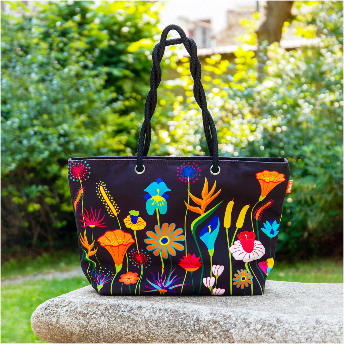 Shopper My Daily Bag Jardin Fleuri - detailfoto 4