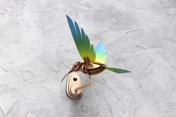 Papieren vogels Colibri 3D - detailfoto 2