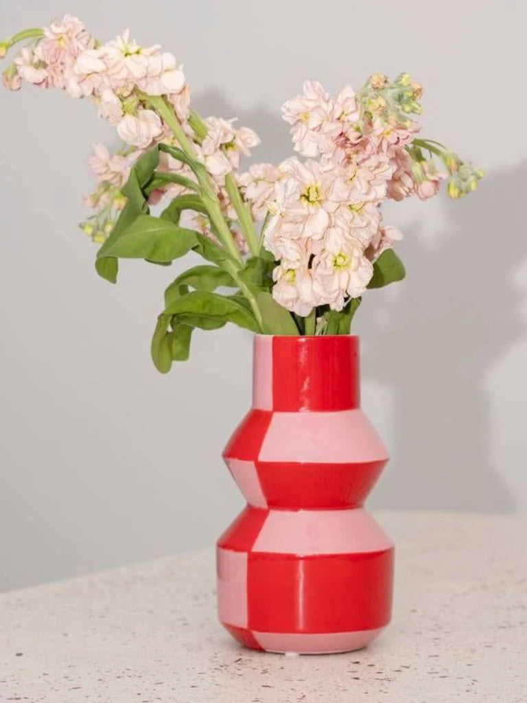 Roze vaas Celestino Candy Crush - detailfoto 3