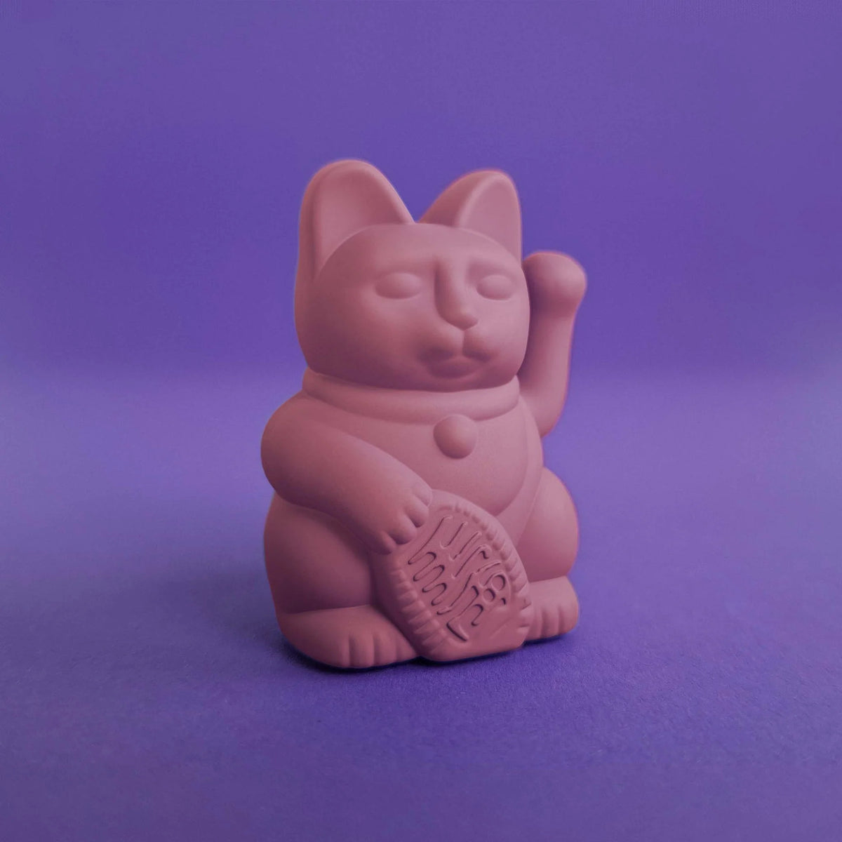 MyNeko Solar Lucky Cat Bessenrood 5cm - detailfoto 2