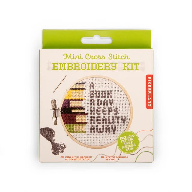 Borduren kruissteek mini boek - cadeau van Kado in Huis