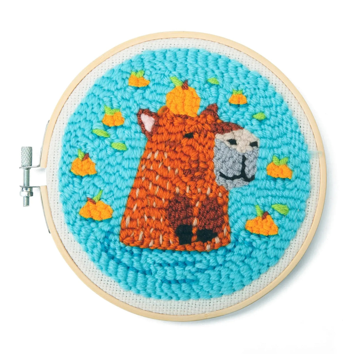 Borduren punch naald Capybara - cadeau van Kado in Huis