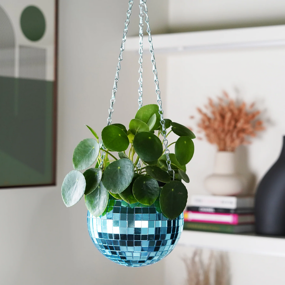 Discobal Plantpot Blauw - cadeau van Kado in Huis