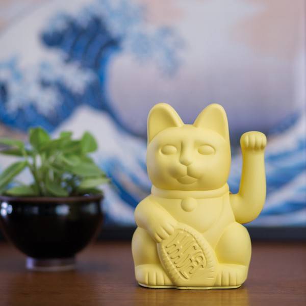 Lucky Cat Geel - detailfoto 2