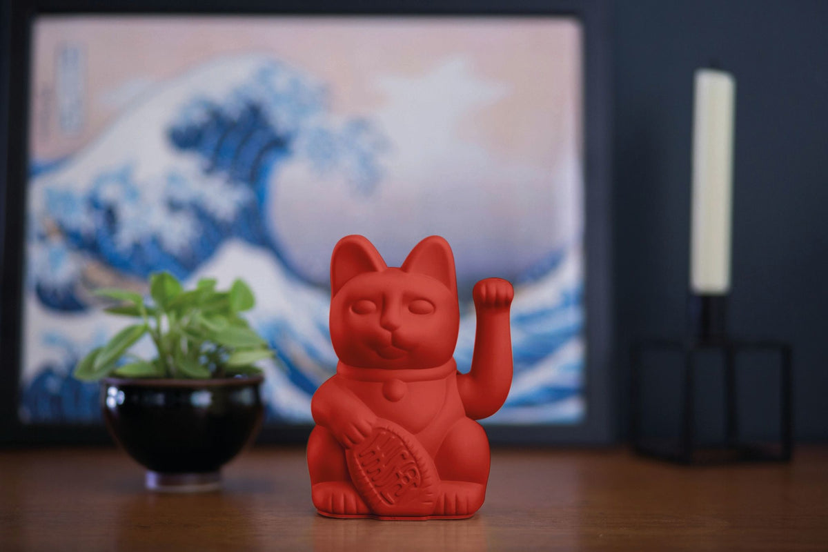 Lucky Cat rood - detailfoto 2