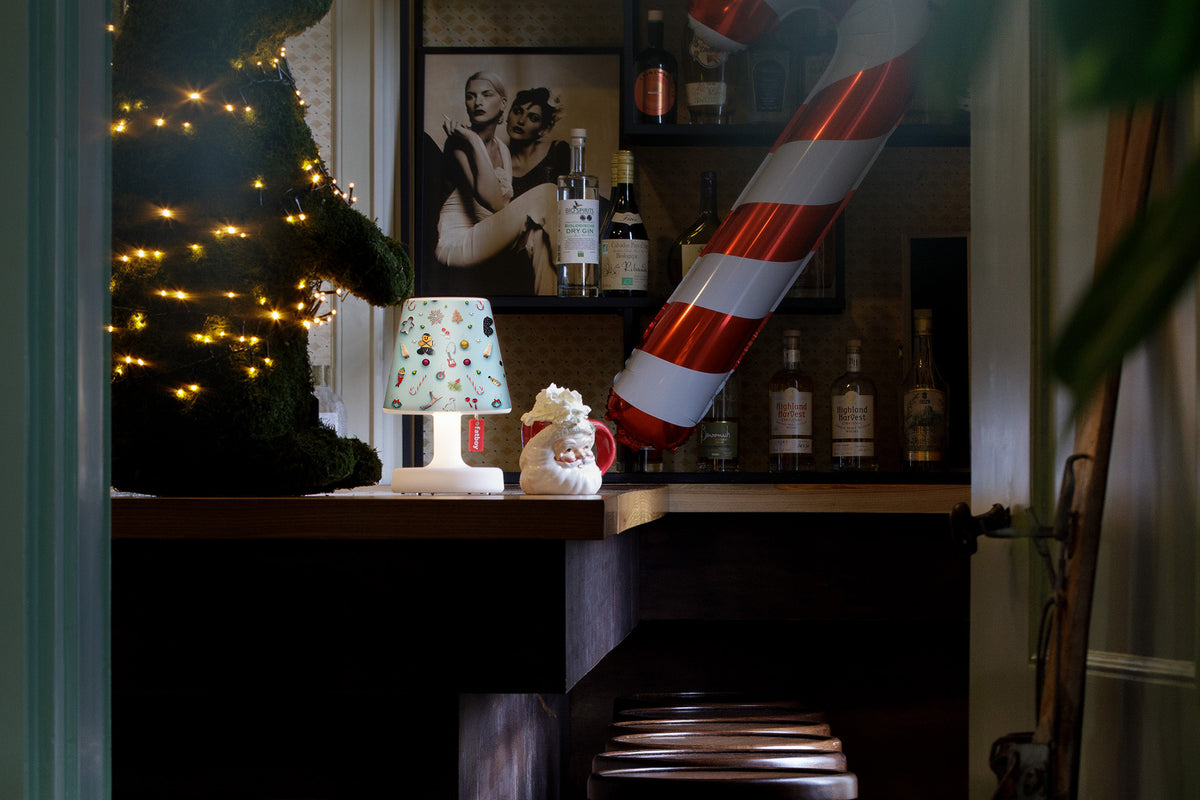 X-mas Cooper Cappie Lampenkapje Candyman - detailfoto 3