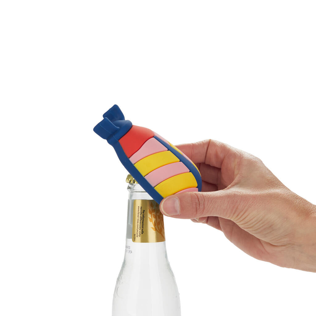 Flesopener kever rood magnetisch - cadeau van Kado in Huis