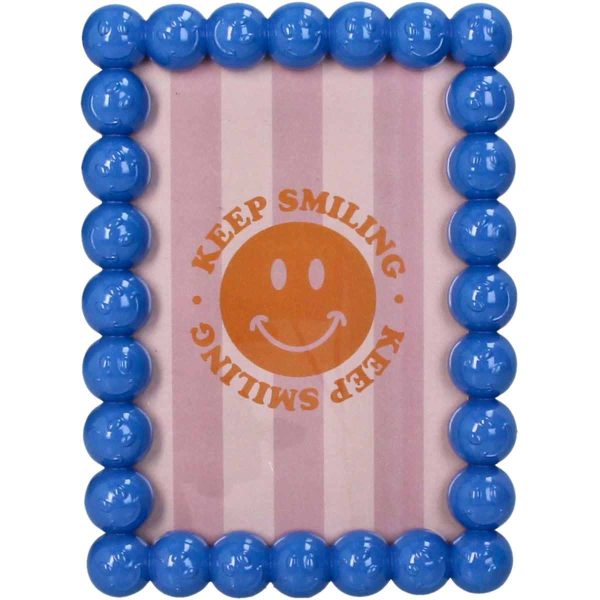 Fotolijst 10x15 cm Smiley blauw Kersten - cadeau van Kado in Huis