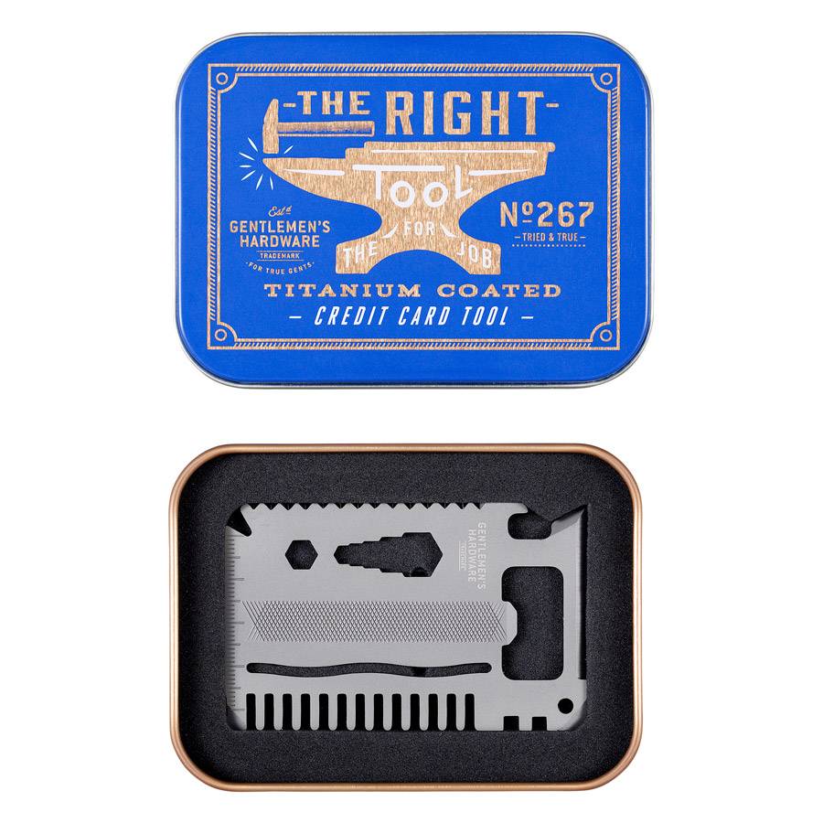 Creditcard Titanium Multitool - cadeau van Kado in Huis