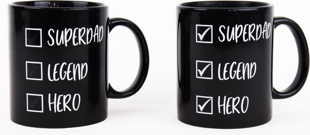Super Vader Heat Reveal Mug - cadeau van Kado in Huis