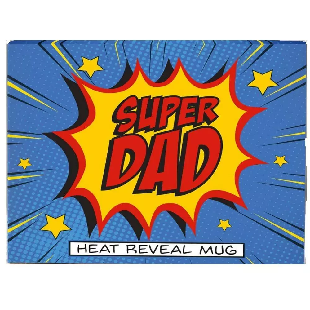 Super Papa Heat Reveal Mok - cadeau van Kado in Huis