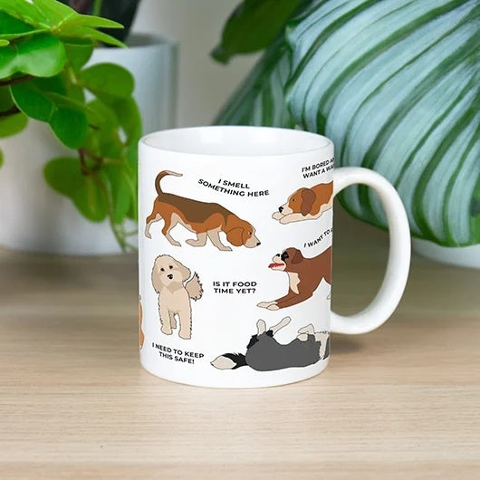 Grappige mok hoe spreek je hond - cadeau van Kado in Huis