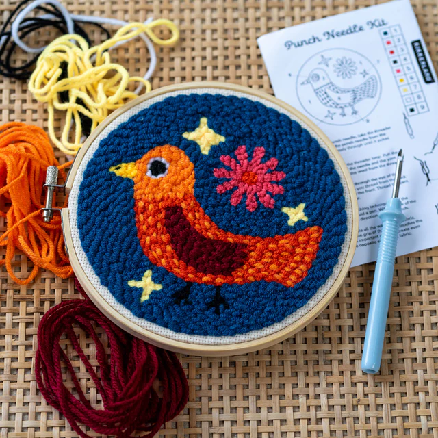 DIY punch naalden set vogel - cadeau van Kado in Huis