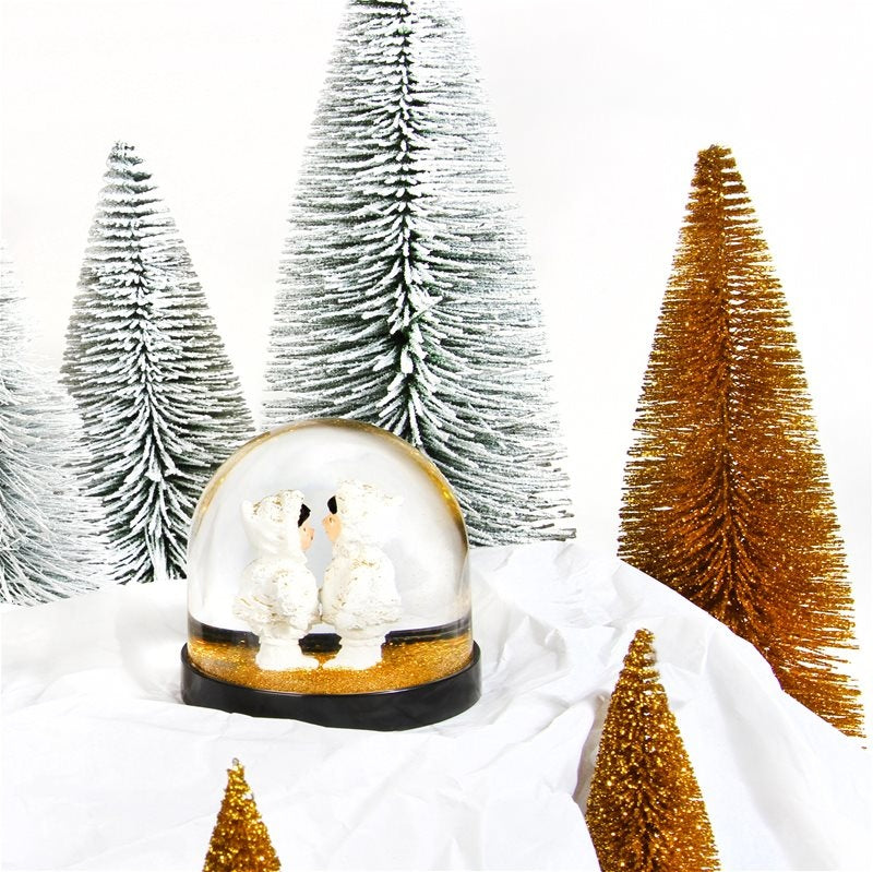Glitterbol Eskimo's goud - detailfoto 2