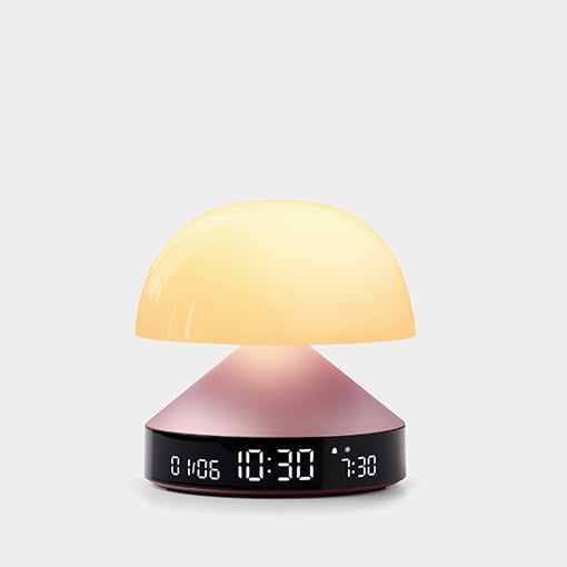 Mina sunrise wekker lichtroze - cadeau van Kado in Huis