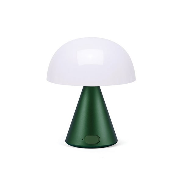 Oplaadbare LED lamp Mina M dark green - cadeau van Kado in Huis