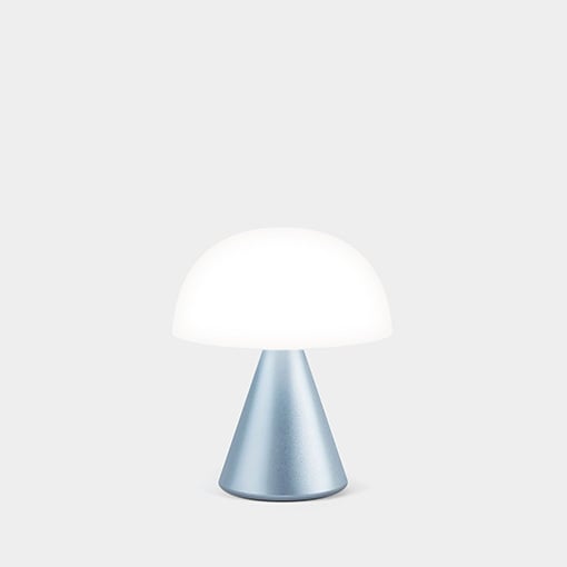 Oplaadbare LED lamp Mina M light blue - cadeau van Kado in Huis