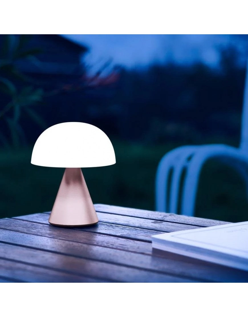 Oplaadbare LED lamp Mina M pink - detailfoto 3