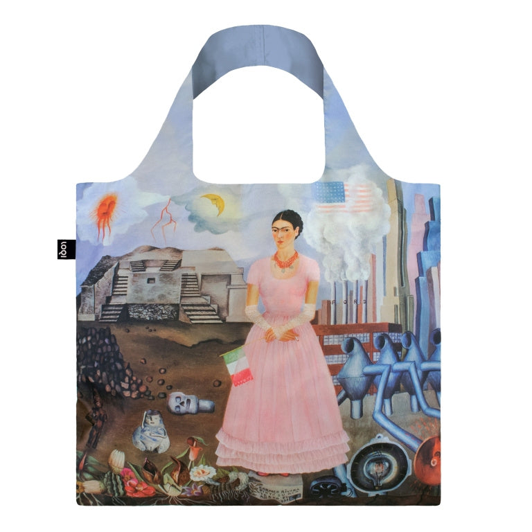 Shopper Frida Kahlo Zelf Portret - detailfoto 1