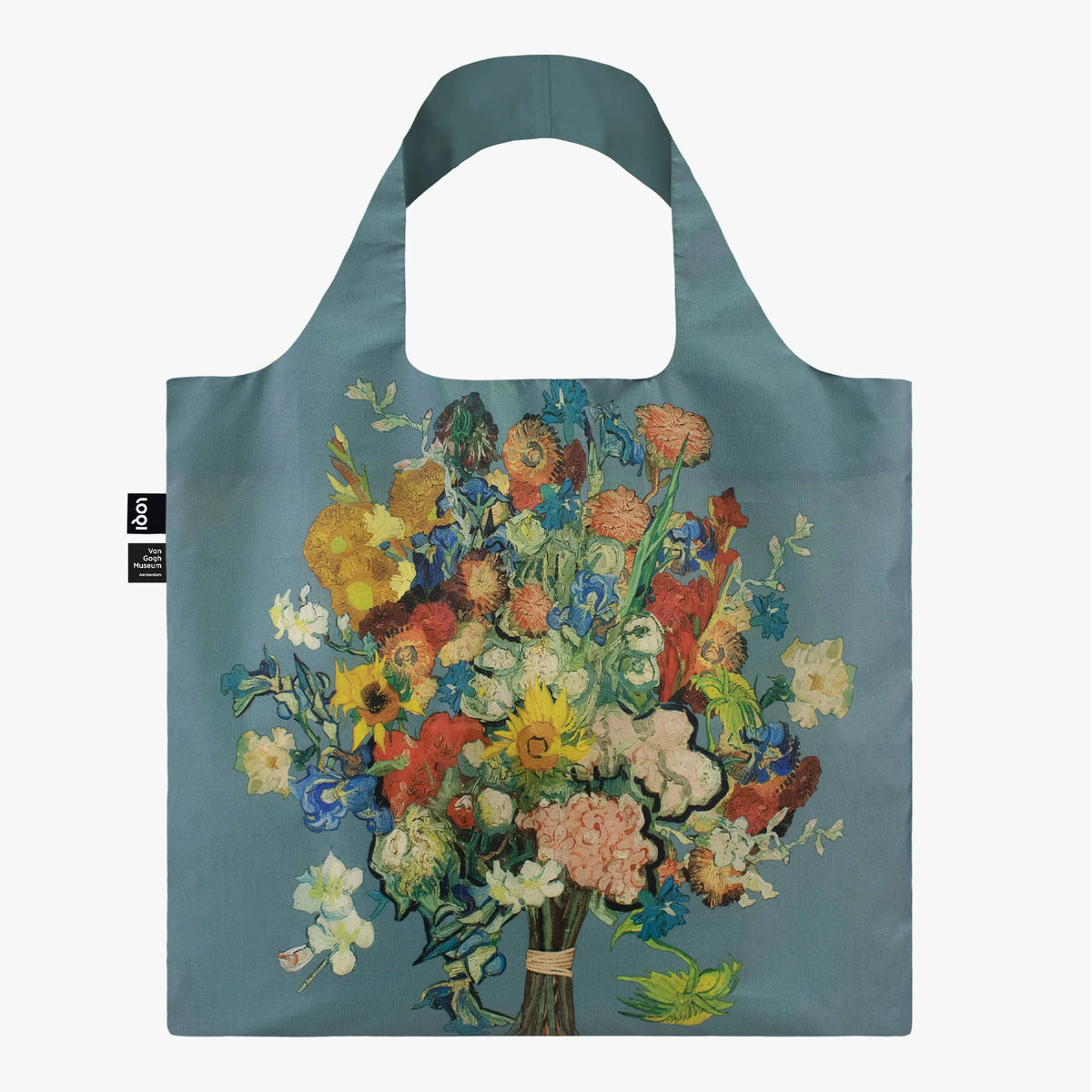 Opvouwbare Shopper Van Gogh Museum 50th Anniversary Blauw - detailfoto 1