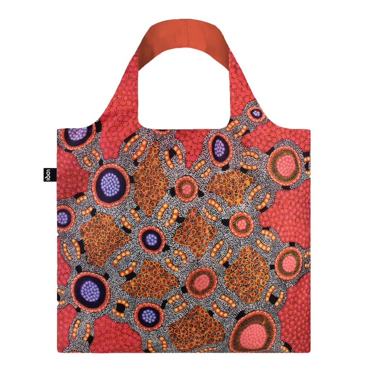 Opvouwbare Shopper Water Dreaming Pink - detailfoto 1