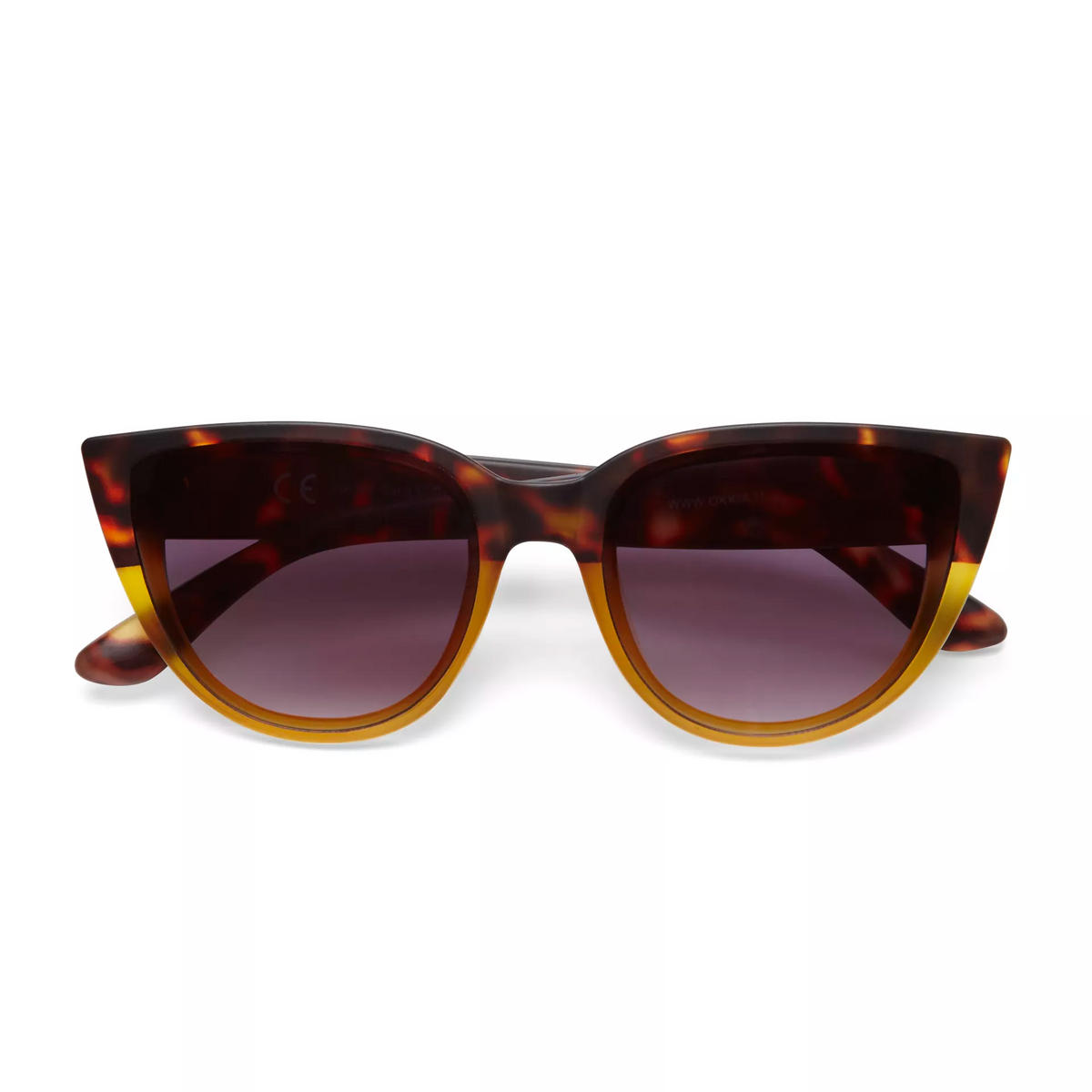 Zonnebril Big Cat Silvia Havana Yellow - cadeau van Kado in Huis