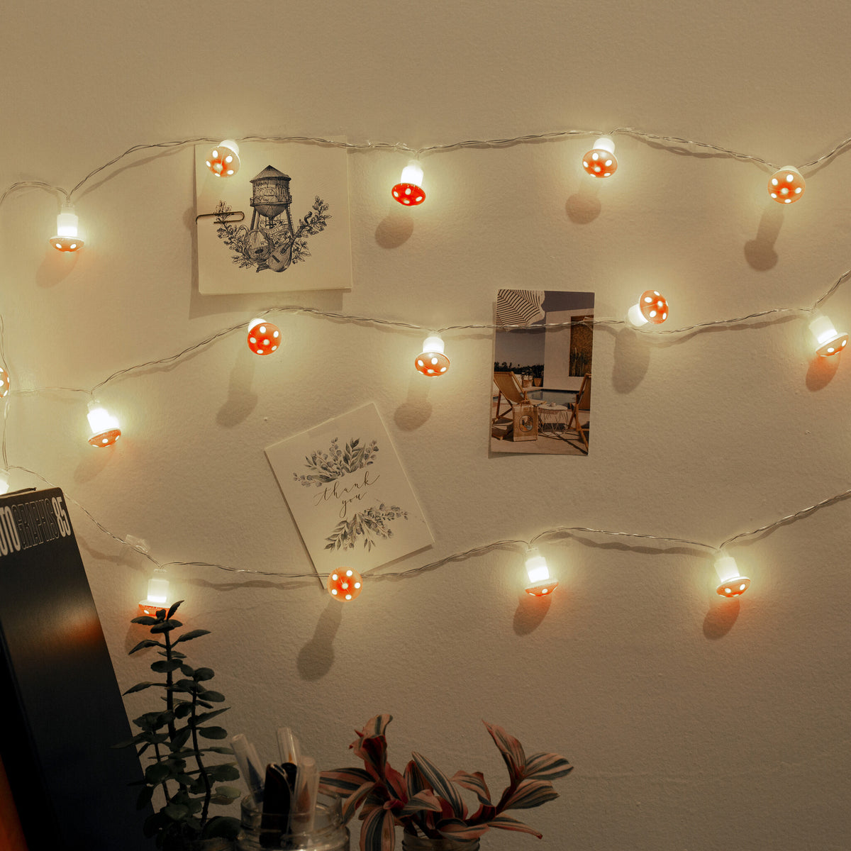 Paddestoel Led Lampjes - detailfoto 3