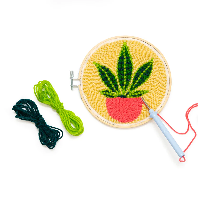 Plant Punch Needle Borduurset - detailfoto 3