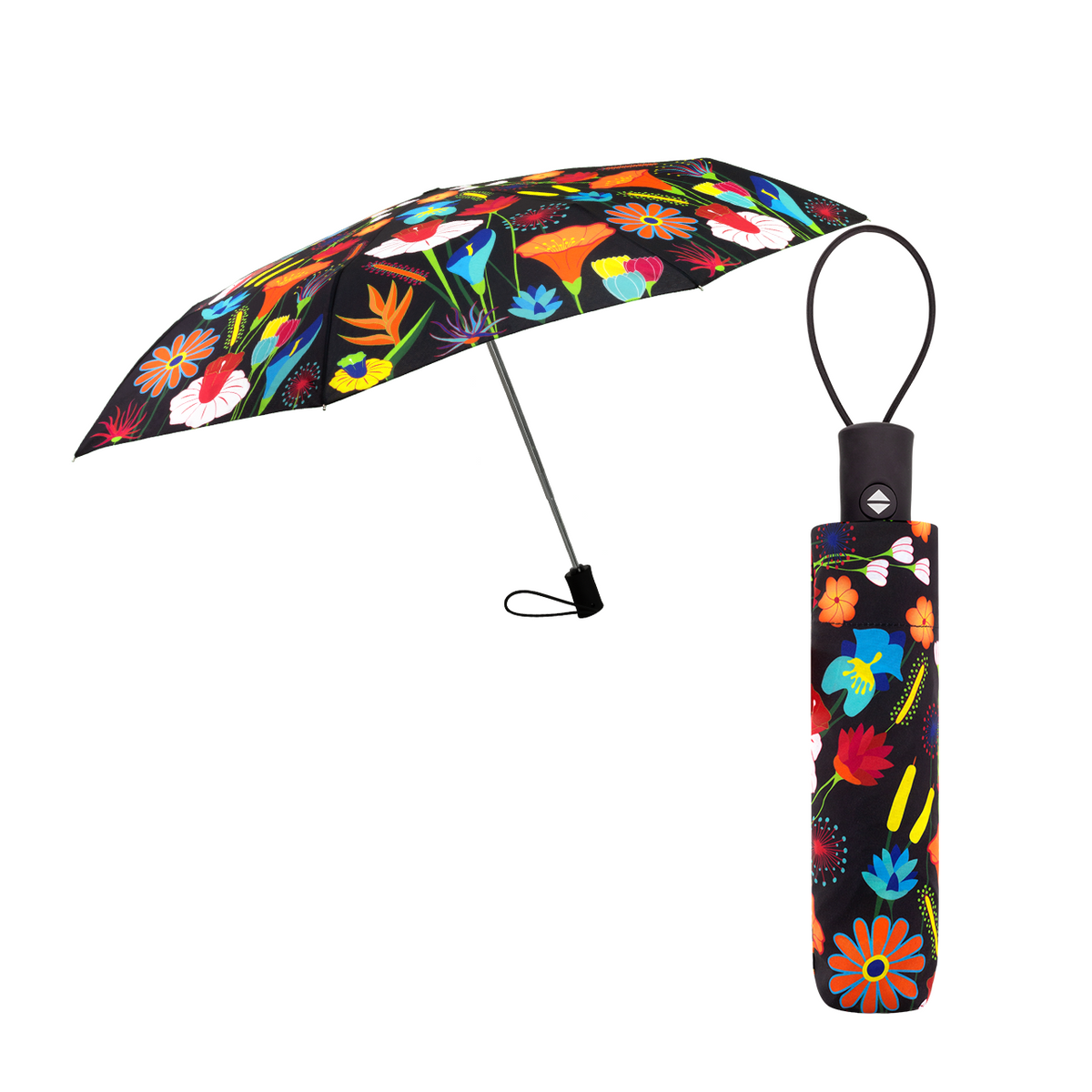 Compacte Paraplu Jardin Fleuri - cadeau van Kado in Huis