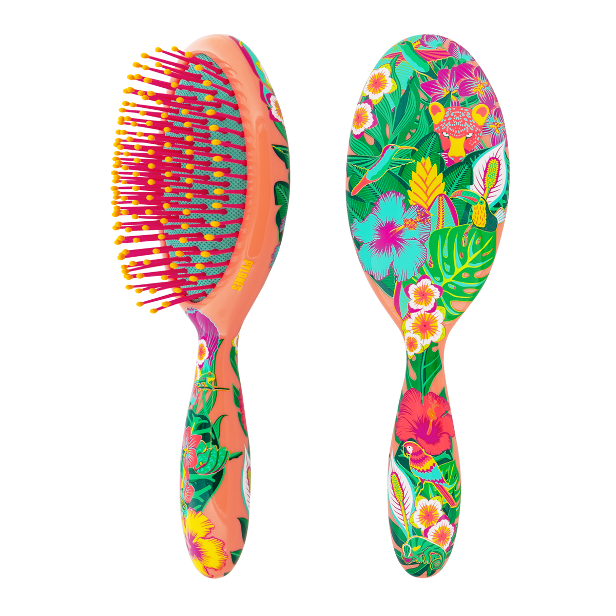 Haarborstel ladypop tropical - cadeau van Kado in Huis