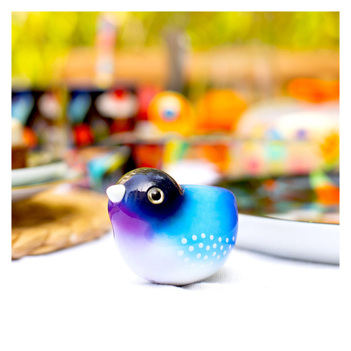 Magneetvogeltje Piu Piu Gouldian finch - detailfoto 2