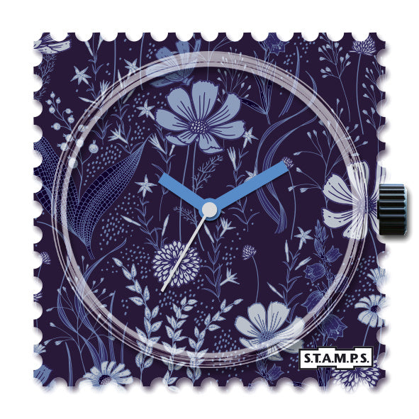 horloge dark flower - cadeau van Kado in Huis