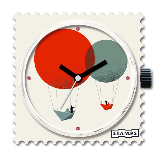 horloge diamond ballonvaart - cadeau van Kado in Huis