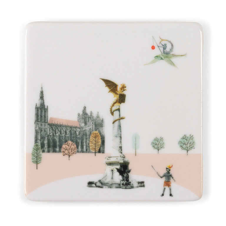 Magneet Sprookjesachtig Den Bosch mini - cadeau van Kado in Huis