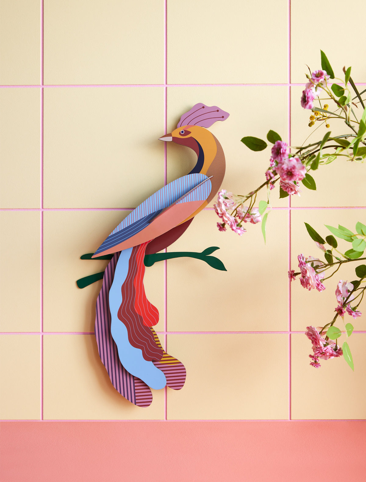 3D Wanddecoratie Paradise Bird Nusa - detailfoto 2