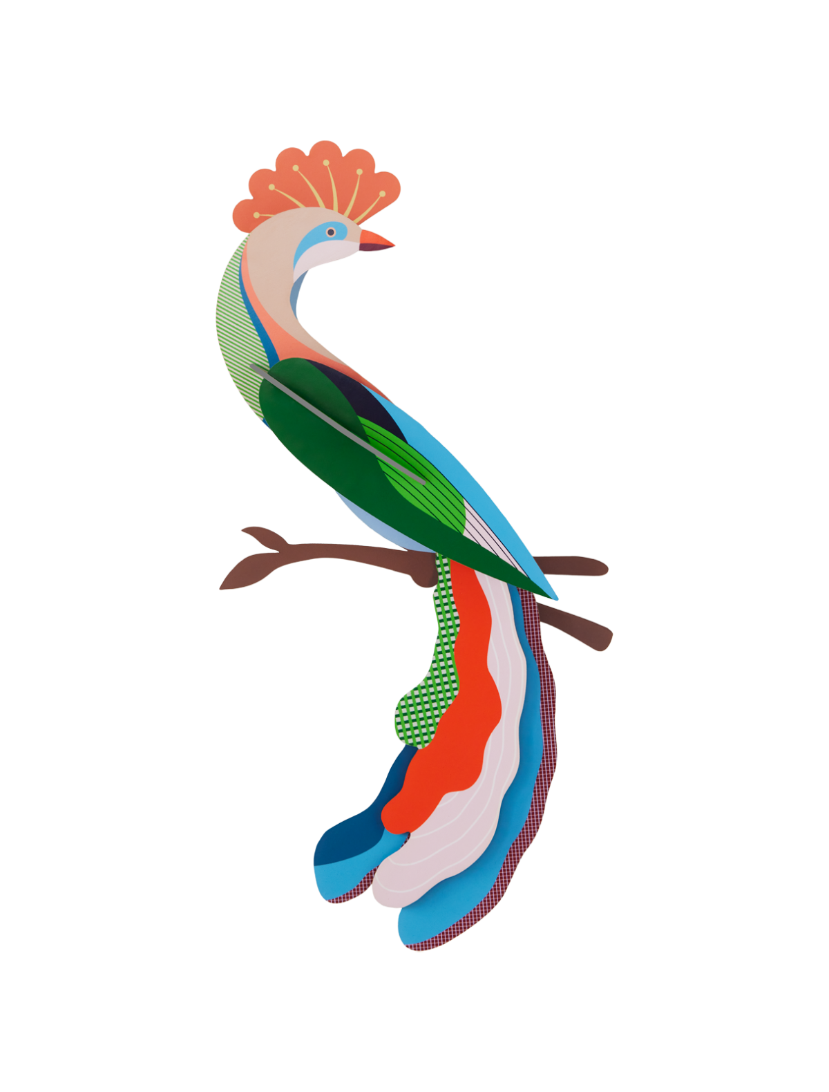 Muurkunst Paradijsvogel Meti - cadeau van Kado in Huis
