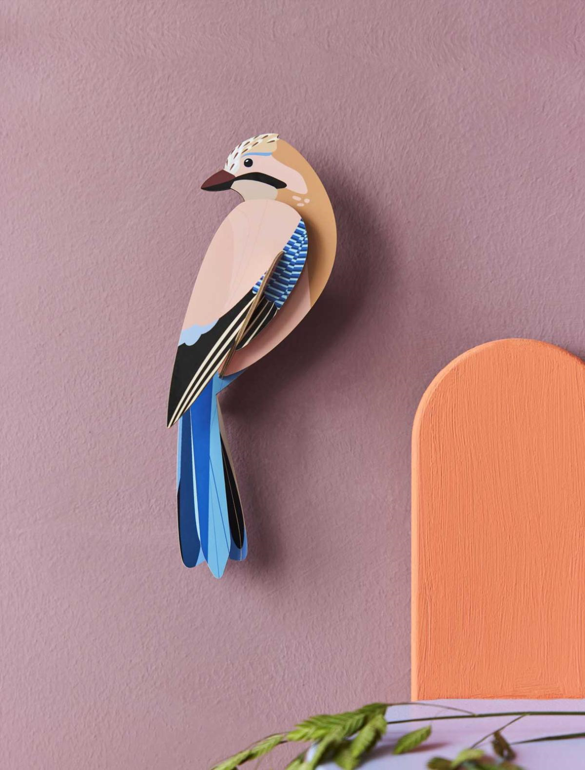 Tuin Vogel Vlaamse Gaai Muurkunst - cadeau van Kado in Huis