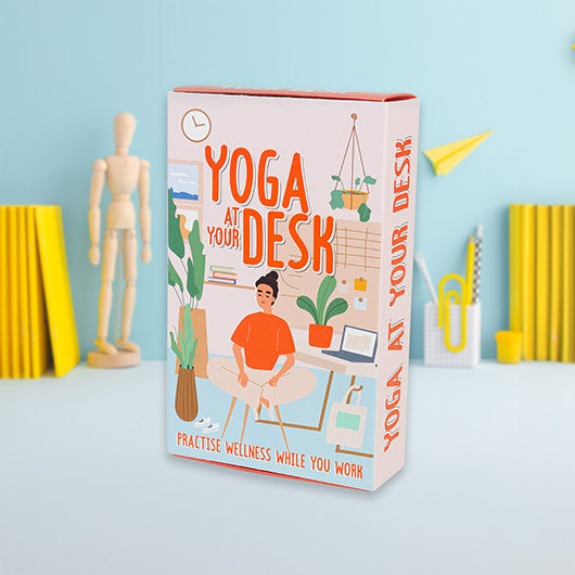 Yoga aan je bureau kaartenset - cadeau van Kado in Huis