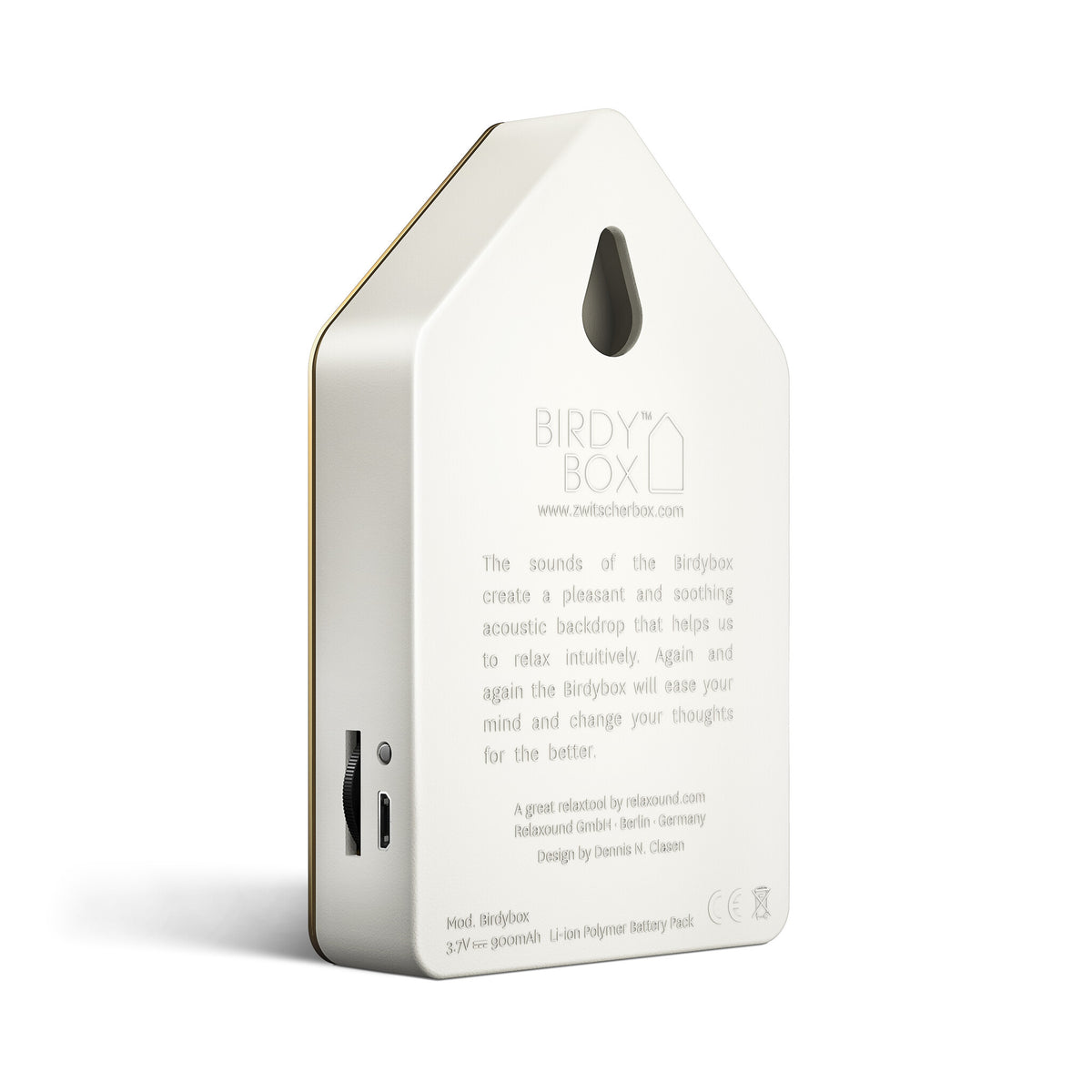 Birdybox Geborsteld Messing - detailfoto 5