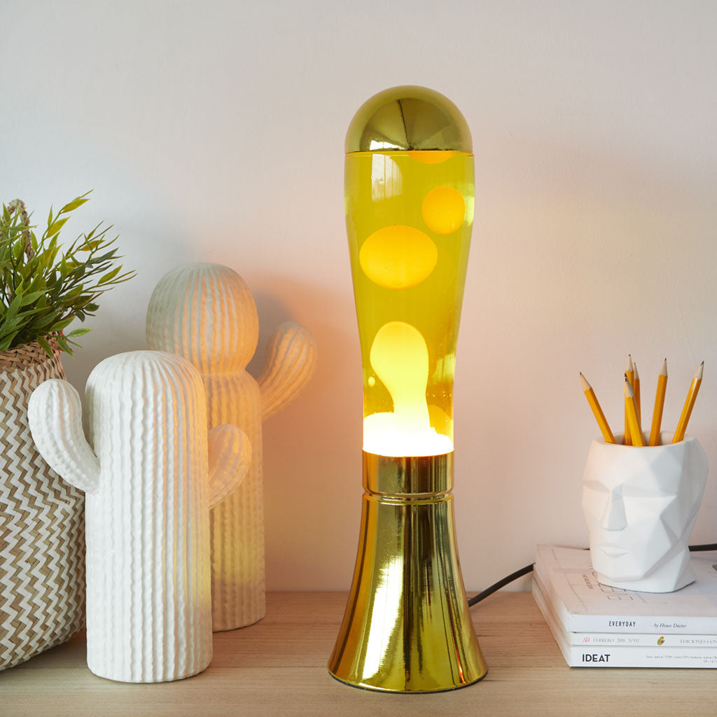 Lavalamp Magma gold - detailfoto 2
