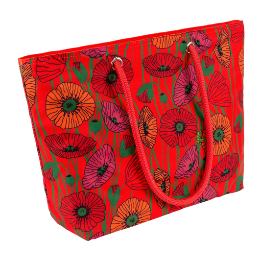 Shopper My Daily Bag Coquelicots - cadeau van Kado in Huis