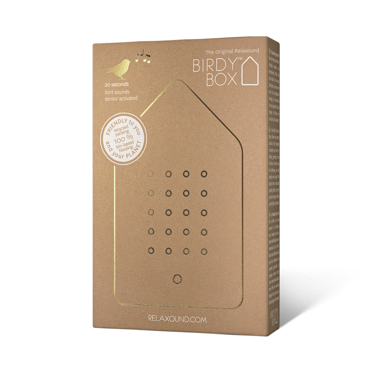 Birdybox Geborsteld Messing - detailfoto 3