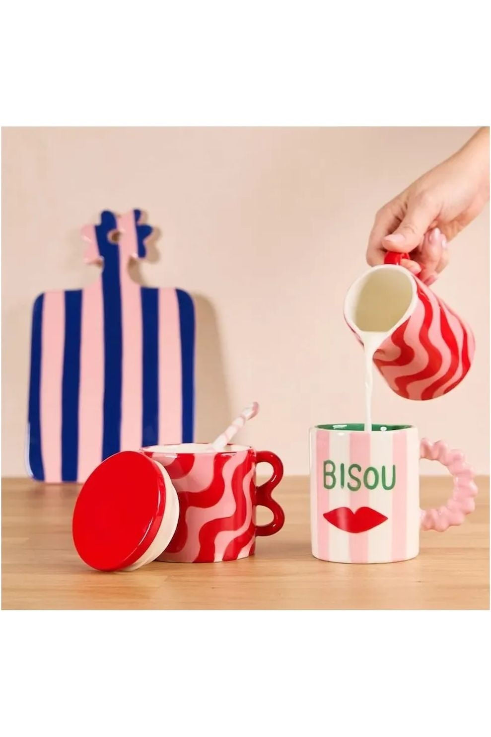 Koffie mok Daniela Bisou Bisou - detailfoto 2