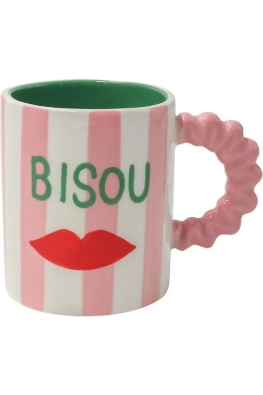 Koffie mok Daniela Bisou Bisou - cadeau van Kado in Huis