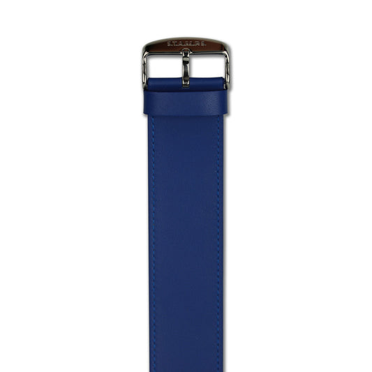 Horlogeband Classic Leder Diep Blauw - cadeau van Kado in Huis